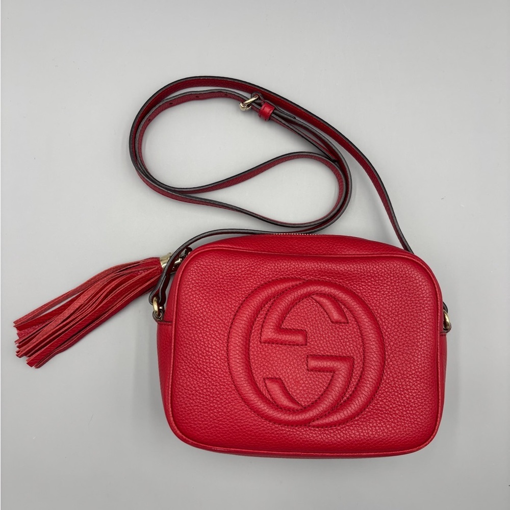 Gucci Soho disco red crossbody bag - Picture 3 of 13